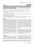 Research paper thumbnail of Research Serum resistin levels in critically ill patients are associated with inflammation, organ dysfunction and metabolism and may predict survival of non-septic patients