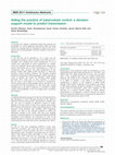 Research paper thumbnail of Aiding the practice of tuberculosis control: a decision support model to predict transmission