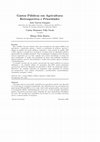 Research paper thumbnail of Gastos P�blicos em Agricultura: Retrospectiva e Prioridades