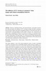 Research paper thumbnail of The influence of TV viewing on consumers' body images and related consumption behavior