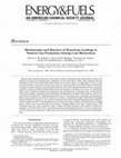 Research paper thumbnail of Mechanisms and Kinetics of Reactions Leading to Natural Gas Formation during Coal Maturation