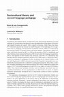 Research paper thumbnail of Sociocultural theory and second language pedagogy