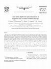 Research paper thumbnail of Curie-point depth from spectral analysis of magnetic data in central–southern Europe