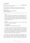 Research paper thumbnail of Considerations on Western Communities: The Family