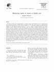 Research paper thumbnail of Measuring equity in access to health care