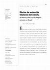 Research paper thumbnail of Efectos de protección financiera del sistema de salud pública y del seguro privado en Brasil