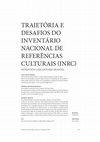 Research paper thumbnail of TRAJETÓRIA E DESAFIOS DO INVENTÁRIO NACIONAL DE REFERÊNCIAS CULTURAIS (INRC) ENTREVISTA COM ANTONIO ARANTES