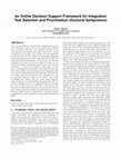 Research paper thumbnail of An Online Decision Support Framework for Integration Test Selection and Prioritization (Doctoral Symposium)