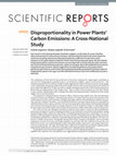 Research paper thumbnail of Disproportionality in Power Plants' Carbon Emissions: A Cross-National Study