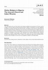 Research paper thumbnail of Online Religion in Nigeria: The Internet Church and Cyber Miracles