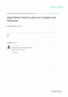 Research paper thumbnail of Algorithmic_Fault_Location_in_Complex_Gas_Networks.pdf