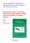 Research paper thumbnail of The role of MFC/NFC swelling in the rheological behavior and dewatering of high consistency furnishes