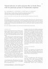 Research paper thumbnail of Natural infection of cattle and tsetse flies in South Africa with two genotypic groups of Trypanosoma congolense