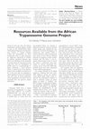 Research paper thumbnail of Resources Available from the African Trypanosome Genome Project