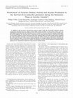 Research paper thumbnail of Involvement of Pyruvate Oxidase Activity and Acetate Production in the Survival of Lactobacillus plantarum during the Stationary Phase of Aerobic Growth