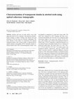 Research paper thumbnail of Characterization of transparent dentin in attrited teeth using optical coherence tomography