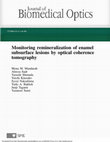 Research paper thumbnail of Monitoring remineralization of enamel subsurface lesions by optical coherence tomography