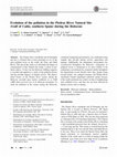 Research paper thumbnail of Evolution of the pollution in the Piedras River Natural Site (Gulf of Cadiz, southern Spain) during the Holocene (2016)