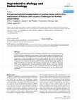 Research paper thumbnail of Cryopreservation/transplantation of ovarian tissue and in vitro maturation of follicles and oocytes: Challenges for fertility preservation