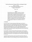 Research paper thumbnail of Closed-loop measurement of equipment efficiency and equipment capacity