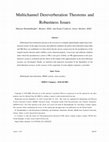 Research paper thumbnail of Multichannel Dereverberation Theorems and Robustness Issues