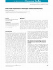 Research paper thumbnail of Fair trade consumers in Portugal: values and lifestyles