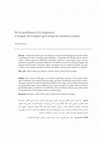 Research paper thumbnail of De la pestilence à la fragrance. L'origine de l'ambre gris selon les auteurs arabes