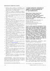 Research paper thumbnail of A simple method for estimation of sulfur in nanoformulations by UV spectrometry