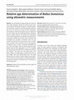 Research paper thumbnail of Relative age determination of Rattus tiomanicus using allometric measurements