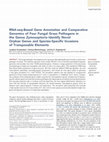 Research paper thumbnail of RNA-seq-Based Gene Annotation and Comparative Genomics of Four Fungal Grass Pathogens in the Genus Zymoseptoria Identify Novel Orphan Genes and Species-Specific Invasions of Transposable Elements