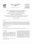 Research paper thumbnail of UV–vis spectroscopy for on-line monitoring of Au nanoparticles size during growth