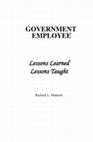 Research paper thumbnail of GOVERNMENT EMPLOYEE Lessons Learned Lessons Taught