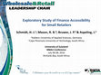 Research paper thumbnail of Exploratory Study of Finance Accessibility for Small Retailers: The Financial Institutions’ View