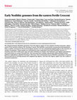 Research paper thumbnail of Broushaki et al (2016). Early Neolithic genomes from the eastern Fertile Crescent, Science  14 Jul 2016:  DOI: 10.1126/science.aaf7943