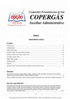 Research paper thumbnail of Companhia Pernambucana de Gás COPERGÁS Auxiliar Administrativo