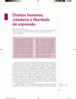 Research paper thumbnail of Direitos humanos, cidadania e liberdade de expressão