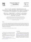 Research paper thumbnail of The 2′,3′-cyclic nucleotide 3′-phosphodiesterase and oligodendrocyte lineage transcription factor 2 genes do not appear to be associated with schizophrenia in the Japanese population