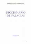 Research paper thumbnail of Diccionario de Falacias