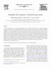 Research paper thumbnail of Multiphase-flow properties of fractured porous media