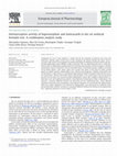 Research paper thumbnail of Antinociceptive activity of buprenorphine and lumiracoxib in the rat orofacial formalin test: A combination analysis study