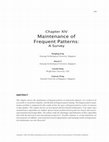 Research paper thumbnail of Maintenance of Frequent Patterns