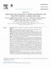 Research paper thumbnail of Laparoscopic sleeve gastrectomy in children and adolescents with Prader-Willi syndrome: a matched-control study