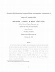 Research paper thumbnail of Receptive eld formation in natural scene environments: comparison of kurtosis, skewness, and the quadratic form of BCM