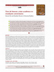 Research paper thumbnail of Usos de Internet y éxito académico en estudiantes universitarios