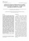 Research paper thumbnail of Avaliação do impacto de laboratórios de análises clínicas de hospitais de urgência e emergência do município de Belém-PA na saúde