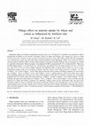 Research paper thumbnail of Tillage effect on nutrient uptake by wheat and cotton as influenced by fertilizer rate