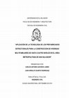 Research paper thumbnail of " APLICACIÓN DE LA TECNOLOGIA DE LOS PREFABRICADOS ESTRUCTURALES PARA LA CONSTRUCCION DE VIVIENDAS MULTIFAMILIARES DE HASTA CUATRO NIVELES EN EL AREA METROPOLITANA DE SAN SALVADOR " PRESENTADO POR