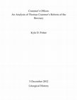 Research paper thumbnail of Cranmer’s Offices: An Analysis of Thomas Cranmer’s Reform of the Breviary