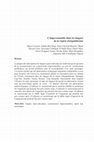 Research paper thumbnail of L'impersonnalité dans les langues de la région sénégambienne