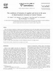 Research paper thumbnail of The conditions of formation of sapphire and zircon in the areas of alkali-basaltoid volcanism in Central Vietnam